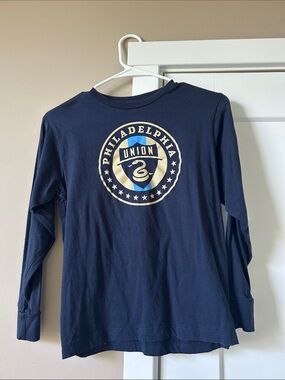 Philadelphia Union Kids Long Sleeve Crew Tee - Navy